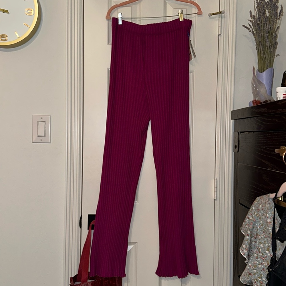 Simon miller brand new with tags magenta color “rib” Cyrene XXL pants.